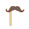 Mustache on a Stick (Digital Printed)